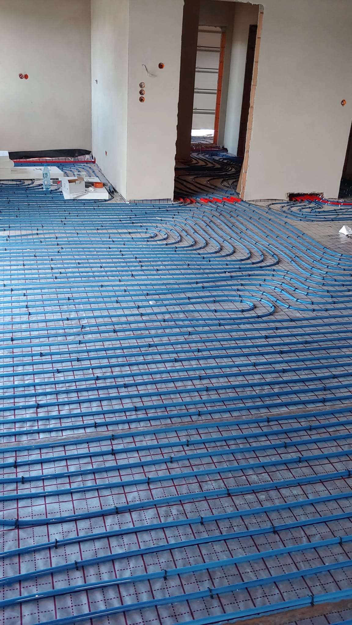 Instalacja ogrzewania podłogowego